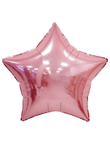 Holiville Шар Звезда Нежно-розовая Baby Pink, 12,5 см, 1 шт
