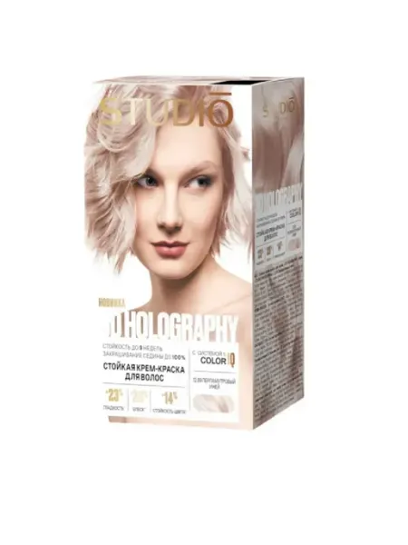 Studio Краска для волос тон Перламутровый иней 12.89