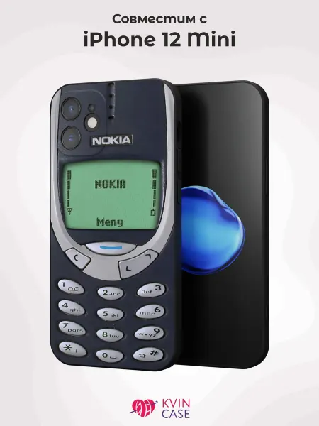 KVIN CASE Чехол на Apple iPhone 12 mini с принтом Телефон