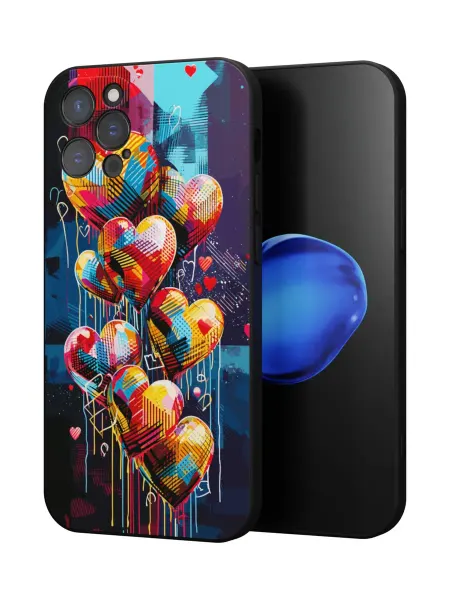 QuestCase Чехол на Apple iPhone 12 Pro с принтом Любовь