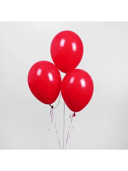GLOBOS FESTIVAL S.A Шар латексный 12", пастель, набор 100 шт, цвет вишневый