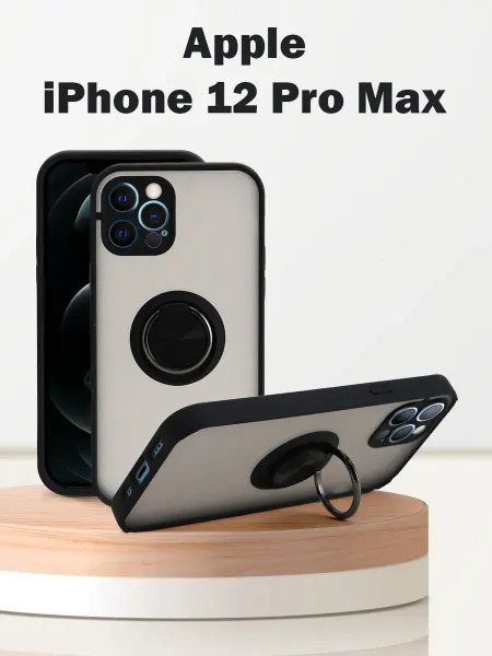 Чехол для iPhone 12 pro Max айфон 12 про макс, с кольцом