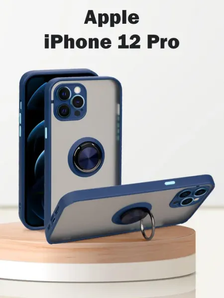 Чехол для iPhone 12 Pro айфон 12 про, с кольцом