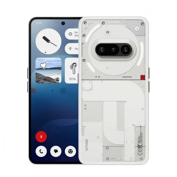Смартфон Nothing Phone 3A, AMOLED, 8/128Gb, Global, White (Белый)