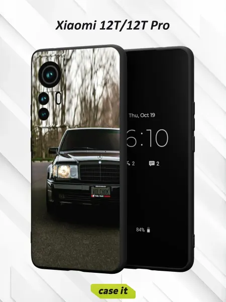 Case it Чехол на Xiaomi 12T 12T Pro с принтом Mercedes-Benz 500 E