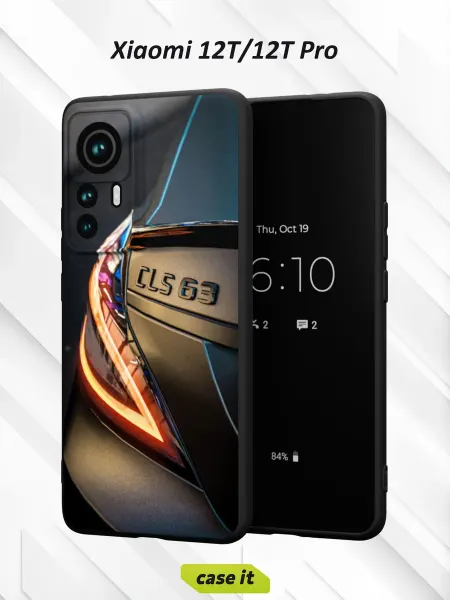 Case it Чехол на Xiaomi 12T 12T Pro с принтом Мерседес Бенз CLS 63