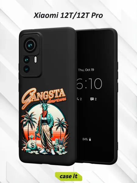 Case it Чехол на Xiaomi 12T 12T Proс принтом American gangster