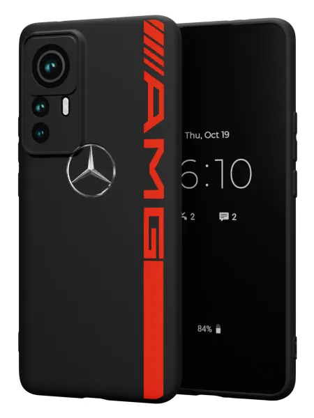 YG case Чехол на Xiaomi 12T 12T Pro с принтом Mercedes AMG