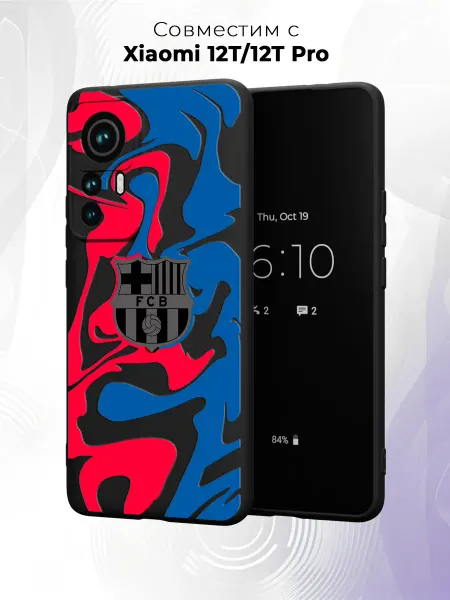 Case it Чехол на Xiaomi 12T 12T Pro с принтом Barcelona