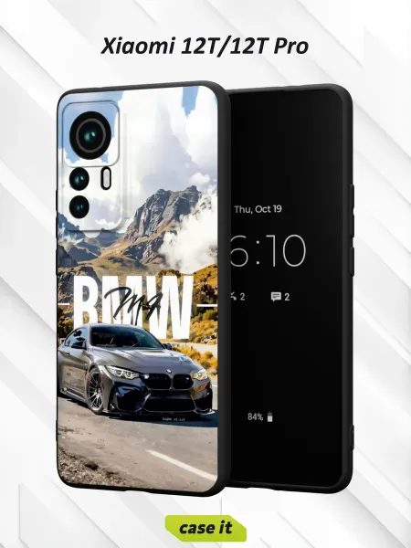 Case it Чехол на Xiaomi 12T 12T Proс принтом BMW M4 (F82)