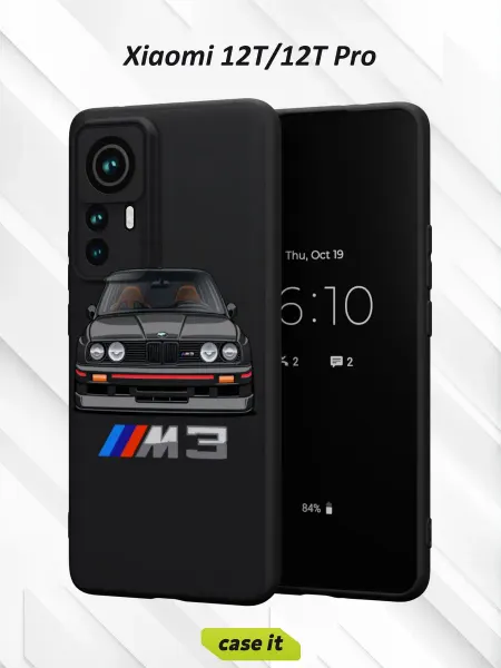 Case it Чехол на Xiaomi 12T 12T Proс принтом BMW M3