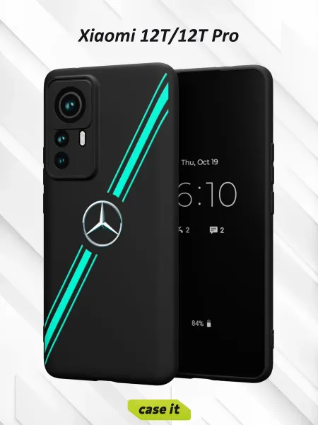 Case it Чехол на Xiaomi 12T 12T Pro принт Mercedes-AMG Petronas F1