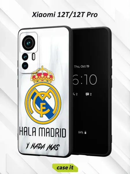Case it Чехол на Xiaomi 12T 12T Proс принтом Hala Madrid y nada más