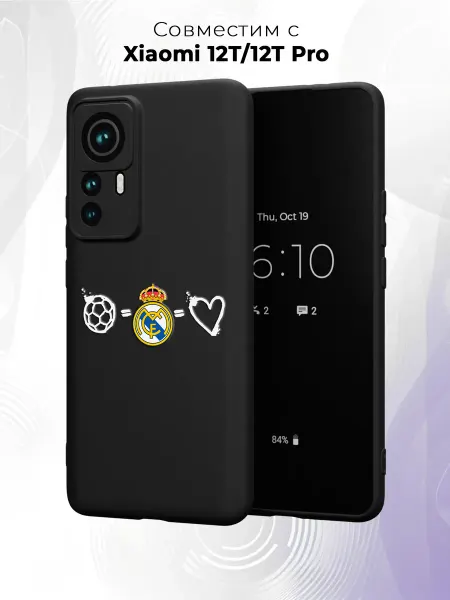 Case it Чехол на Xiaomi 12T 12T Pro с принтом Real Madrid