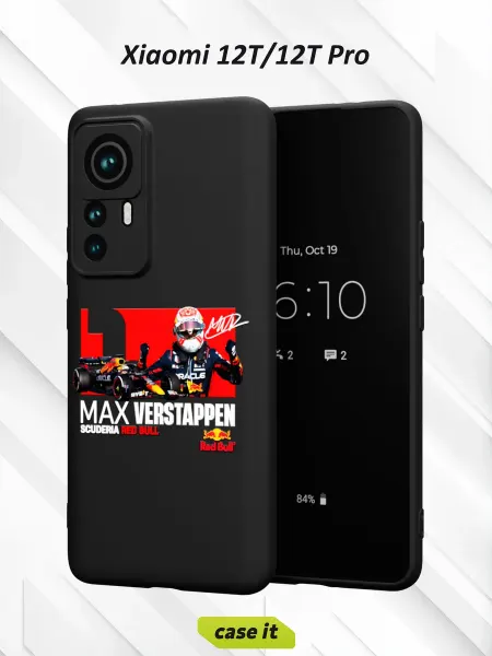 Case it Чехол на Xiaomi 12T 12T Proс принтом Max Verstappen