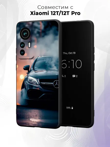 Case it Чехол на Xiaomi 12T 12T Pro с принтом Mercedes
