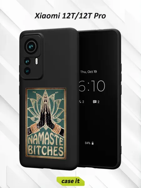 Case it Чехол на Xiaomi 12T 12T Proс принтом Namaste