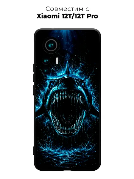 Vip Case Чехол на Xiaomi 12T 12T Pro Глубинный Хищник