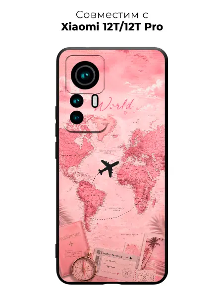 Vip Case Чехол на Xiaomi 12T 12T Pro Эстетика путешествий