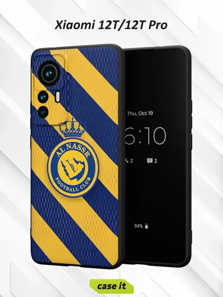 Case it Чехол на Xiaomi 12T 12T Pro с принтом Аль-Наср