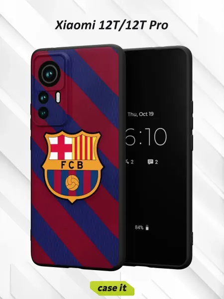 Case it Чехол на Xiaomi 12T 12T Pro с принтом Каталонская Барселона