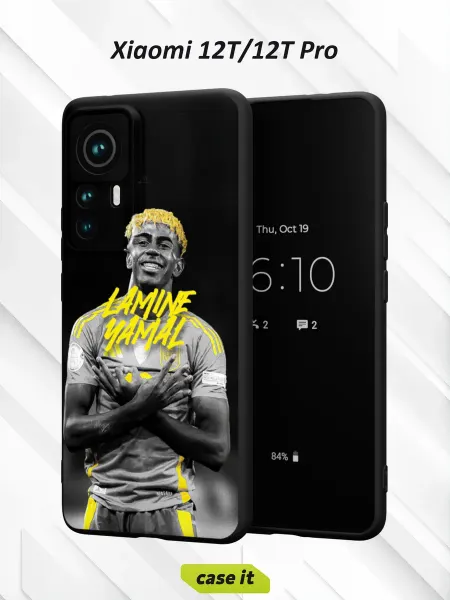 Case it Чехол на Xiaomi 12T 12T Pro с принтом Ламин Ямаль Барселона
