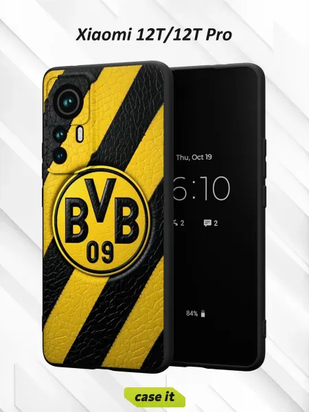 Case it Чехол на Xiaomi 12T 12T Pro с принтом Боруссия Дортмунд