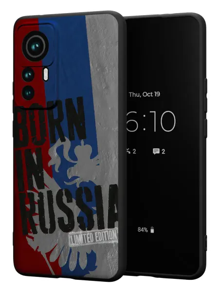 YG case Чехол на Xiaomi 12T 12T Pro с принтом Герб РФ