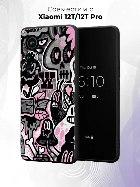 Case it Чехол на Xiaomi 12T 12T Pro с принтом Граффити