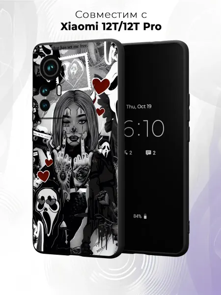 Case it Чехол на Xiaomi 12T 12T Pro с принтом Крик