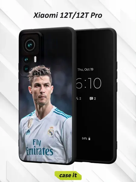 Case it Чехол на Xiaomi 12T 12T Pro Криштиану Роналду в форме