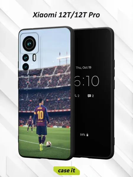Case it Чехол на Xiaomi 12T 12T Pro с принтом Месси Лео