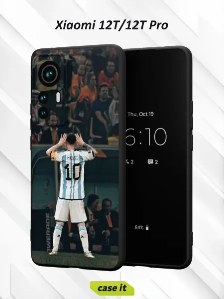 Case it Чехол на Xiaomi 12T 12T Pro Лионель на стадионе спиной