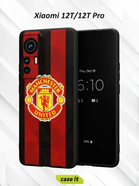 Case it Чехол на Xiaomi 12T 12T Pro с принтом Манчестер Юнайтед