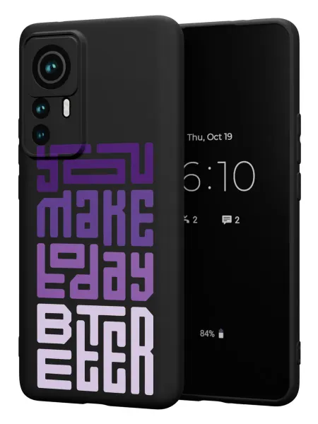 Case it Чехол на Xiaomi 12T 12T Pro с принтом Надпись