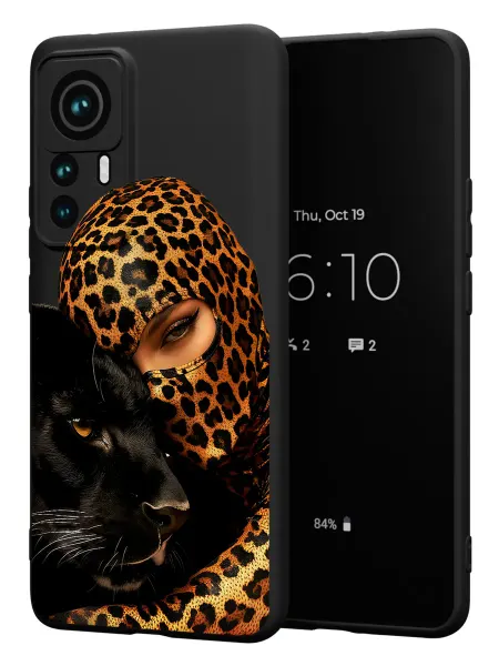 Case it Чехол на Xiaomi 12T 12T Pro с принтом Розовая Пантера