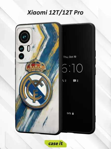 Case it Чехол на Xiaomi 12T 12T Pro с принтом титулованный ФК