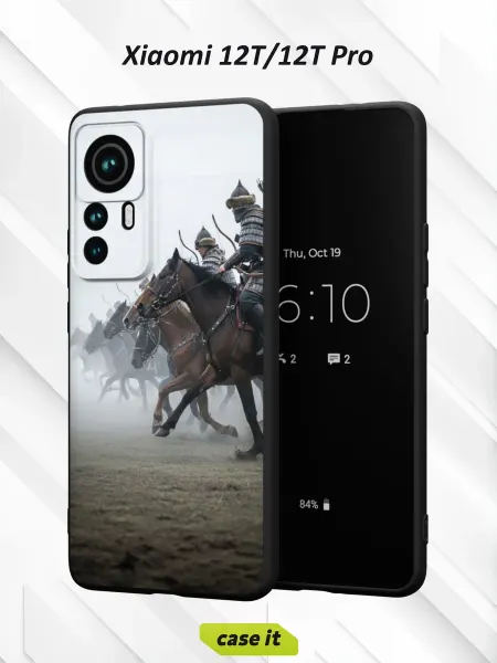 Case it Чехол на Xiaomi 12T 12T Proс принтом атака конных воинов