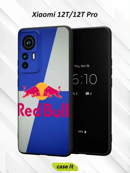 Case it Чехол на Xiaomi 12T 12T Proс принтом ред булл
