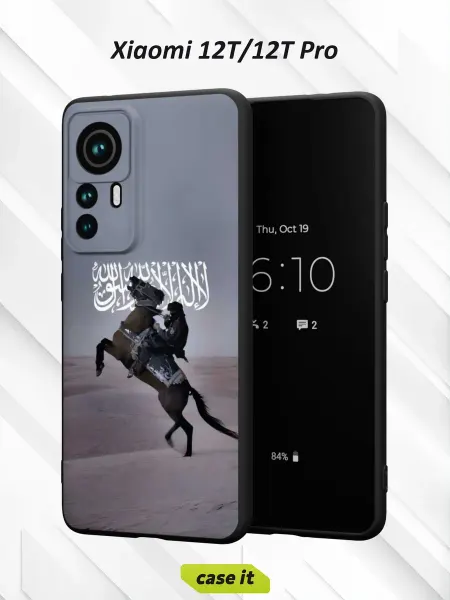 Case it Чехол на Xiaomi 12T 12T Proс принтом всадник на коне