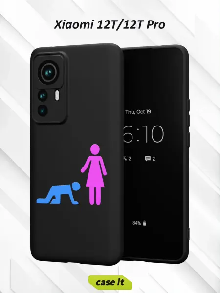 Case it Чехол на Xiaomi 12T 12T Proс принтом Мужчина и женщина