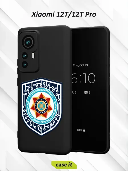Case it Чехол на Xiaomi 12T 12T Proс принтом Логотип Казахстан