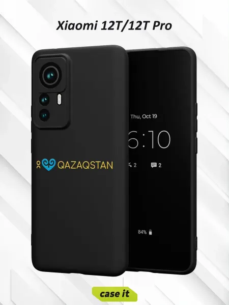 Case it Чехол на Xiaomi 12T 12T Proс принтом Я люблю Казахстан