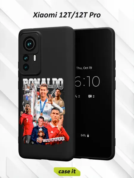 Case it Чехол на Xiaomi 12T 12T Proс принтом Криштиану Роналду