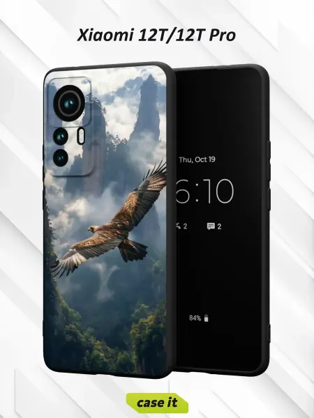 Case it Чехол на Xiaomi 12T 12T Proс принтом Парящий в небе