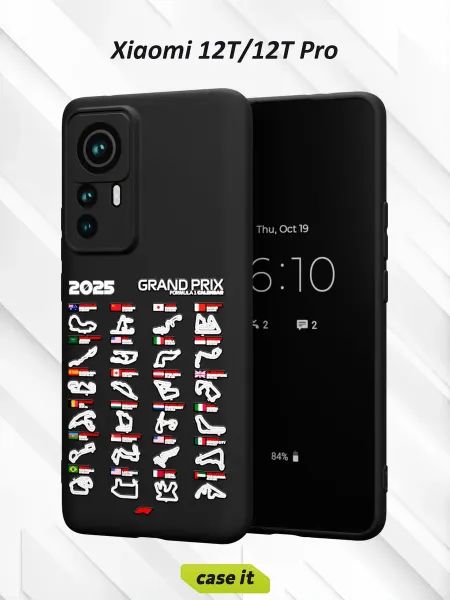 Case it Чехол на Xiaomi 12T 12T Proс принтом Формула-1