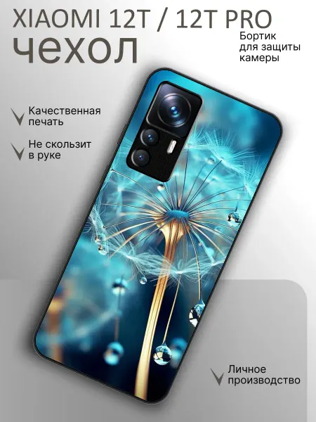 CaseNik Чехол на Xiaomi 12t принт одуванчик