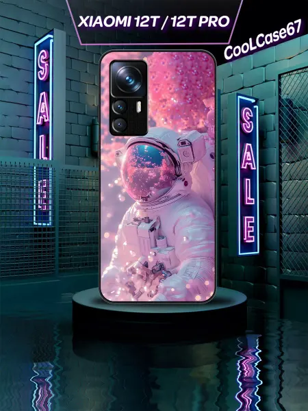 CooLCase67 Чехол на телефон Xiaomi 12t Космонавт