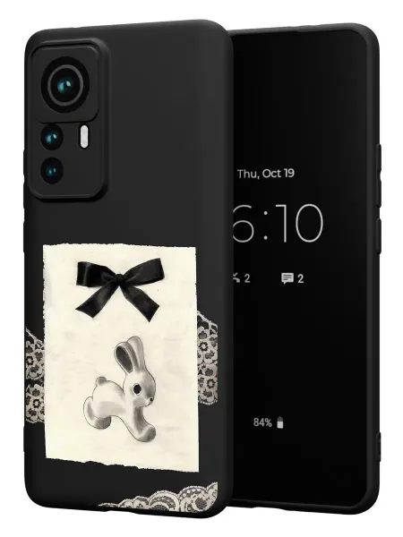 FACTORIA Чехол на Xiaomi 12T 12T Pro с принтом Зайчик пинтерест