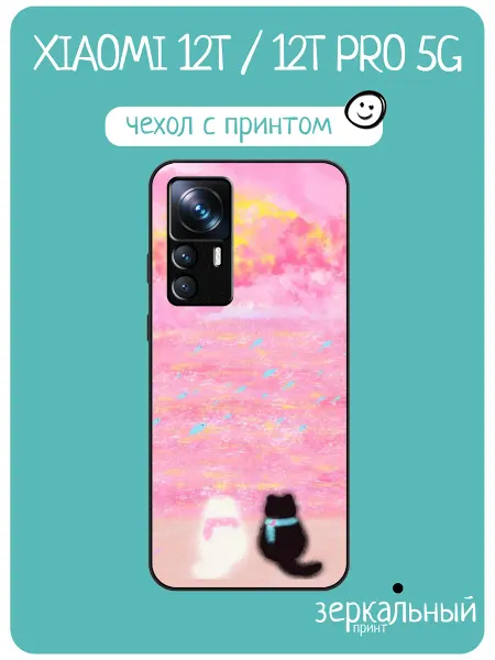 INCoverCase Чехол на Xiaomi 12T принт котики